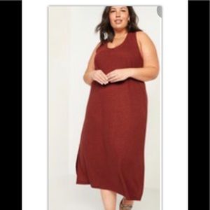 BNWT Old Navy Tierra Red Crossback Dress XXL